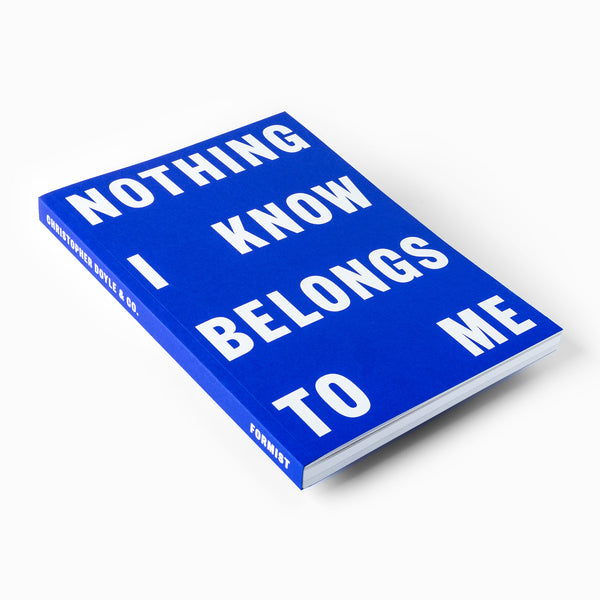 Christopher Doyle & Co. <br>Nothing I Know Belongs to Me